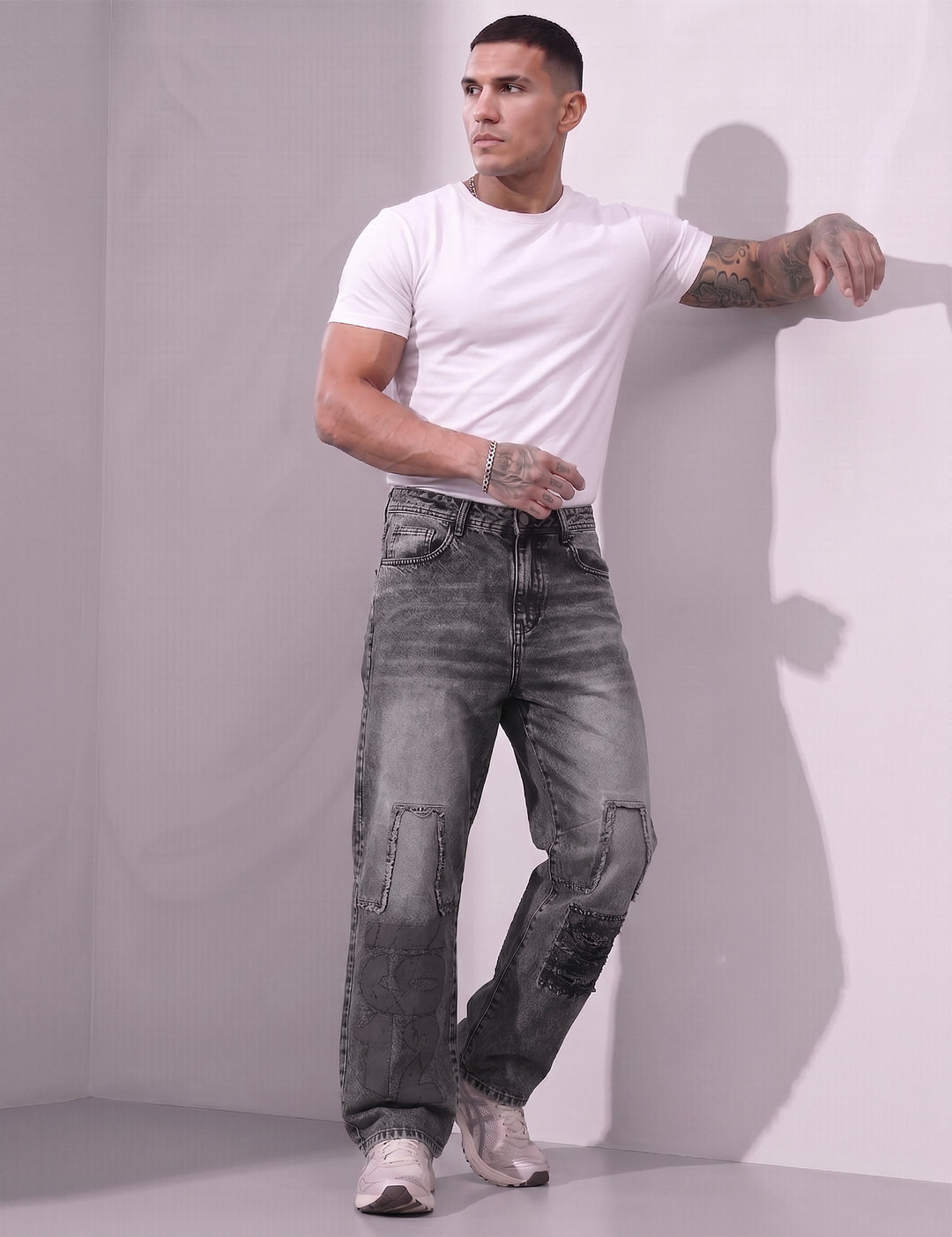 Steel Loose  fit Denim Jeans