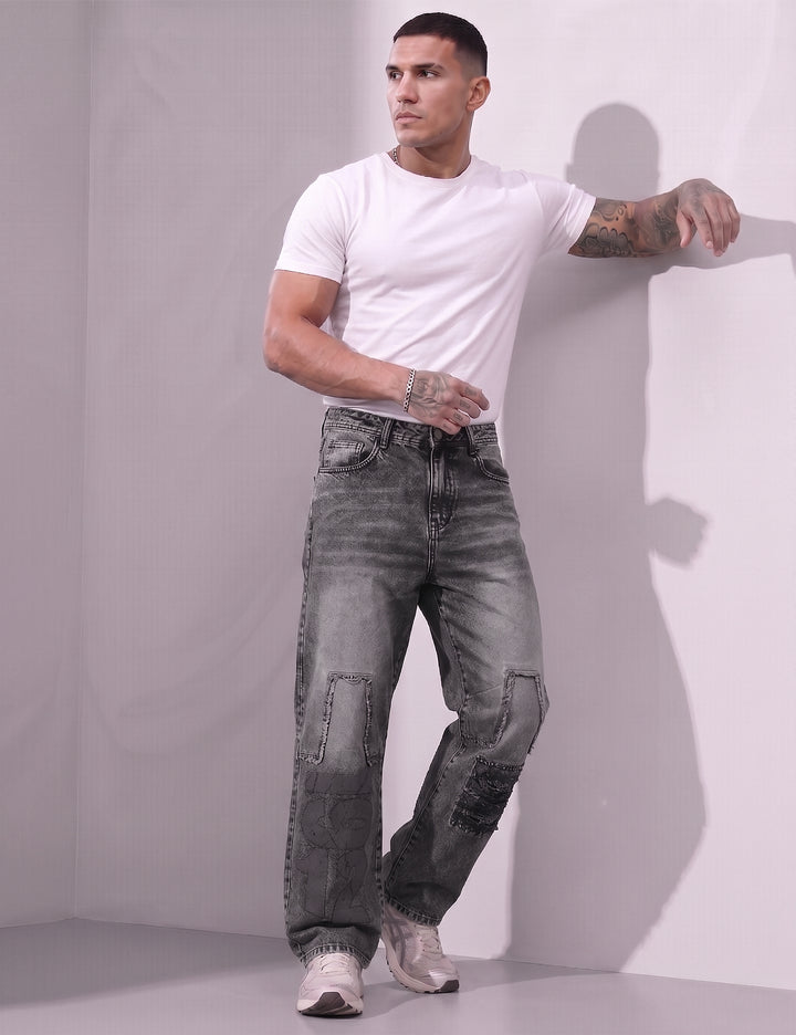 Steel Loose  fit Denim Jeans