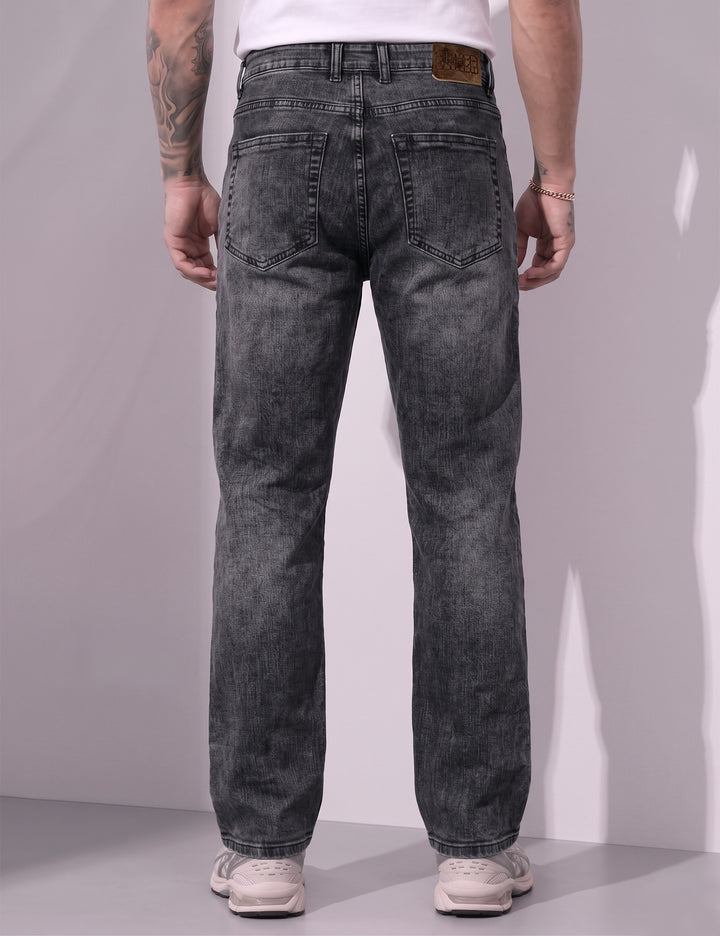 Steel Straight Fit Denim Jeans