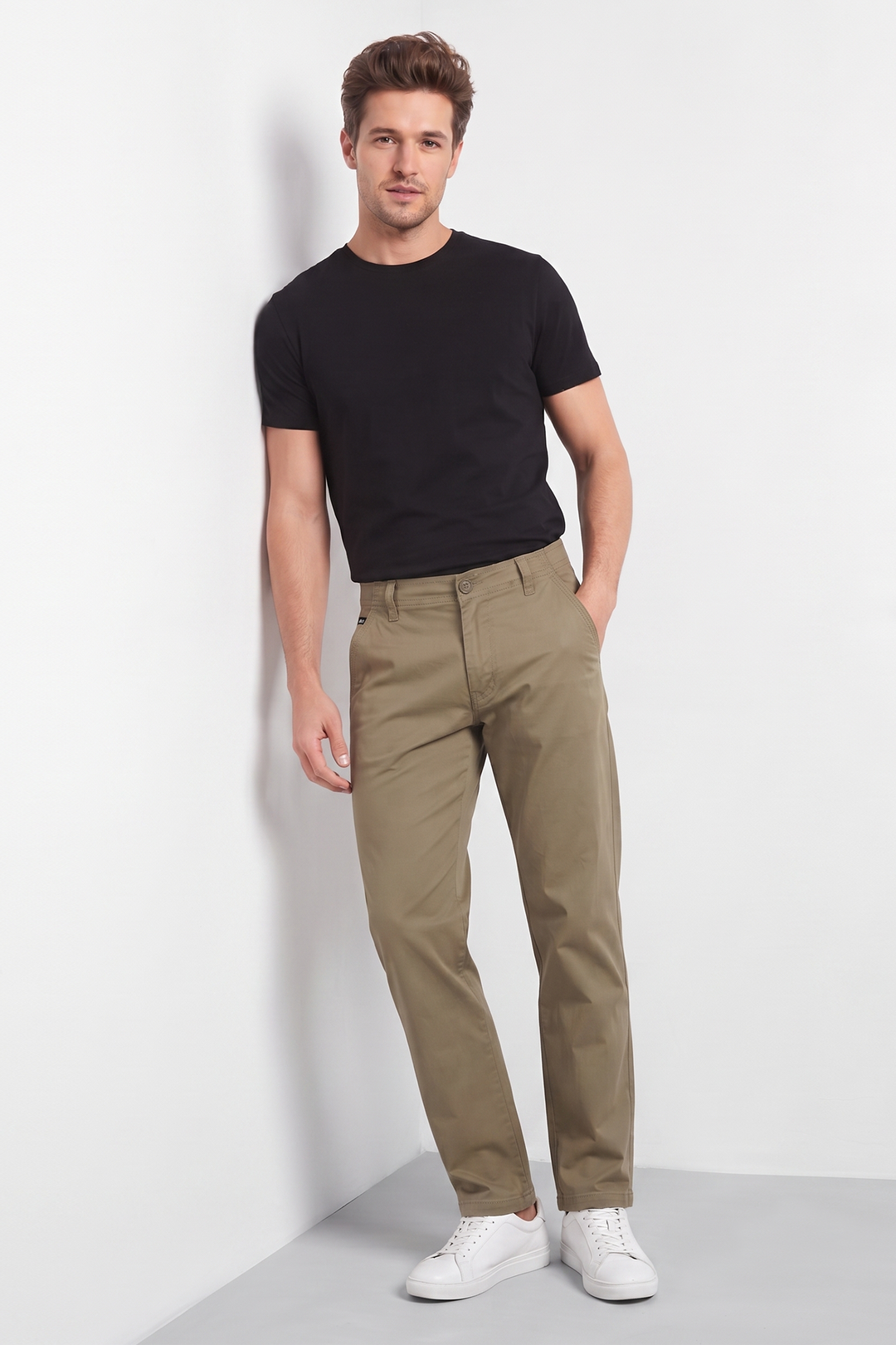 REGULAR FIT PLAIN TROUSER