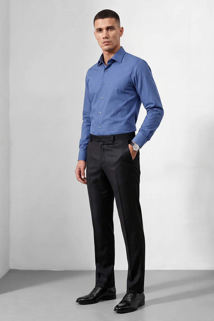 Men Solid Formal Kanso Trousers