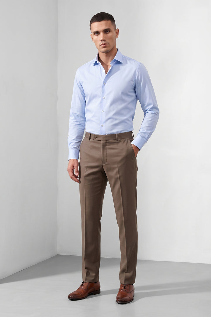 Men Solid Formal Kanso Trousers