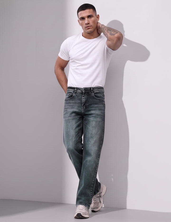 Dark Navy Straight fit Denim Jeans