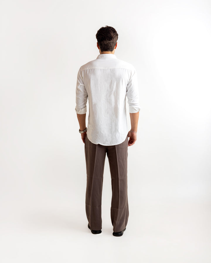 White Raven Embellished Shirt