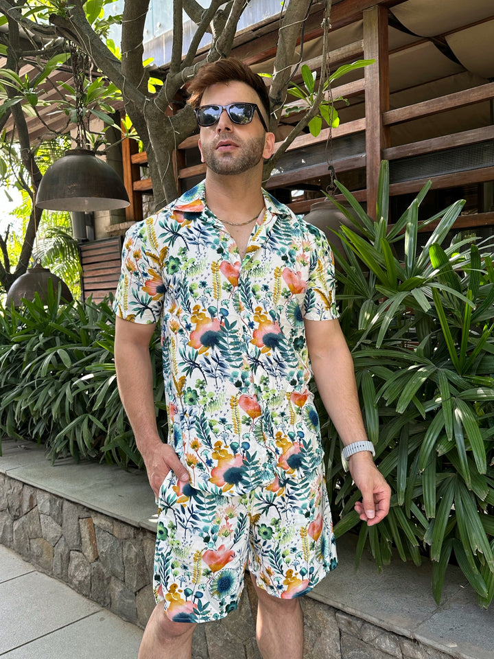 Green Floral Co-Ord Set