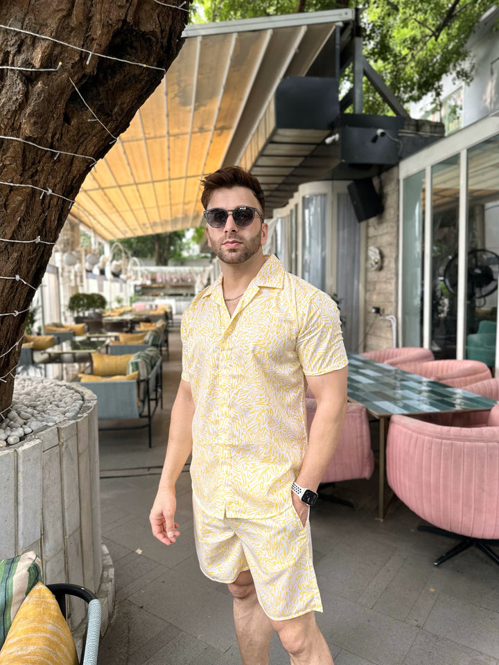 Yellow Rayon Co-Ords