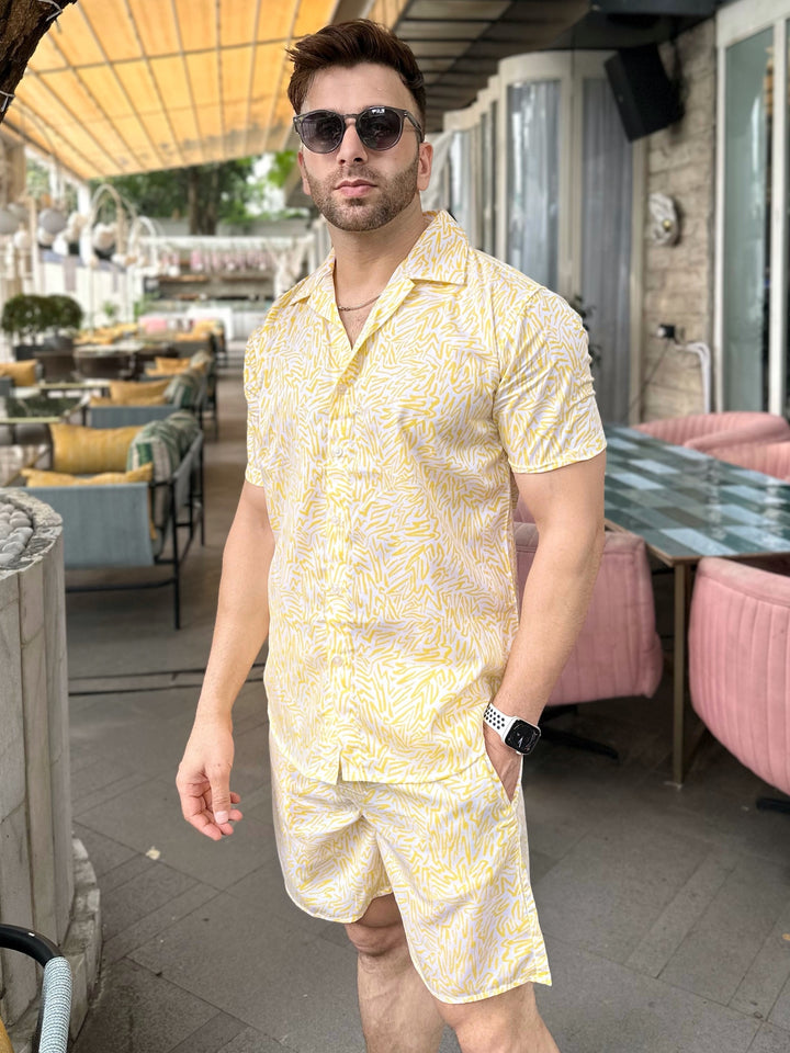 Yellow Rayon Co-Ords