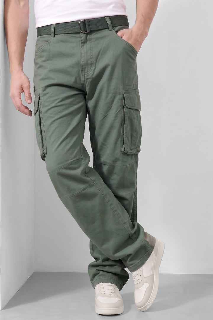 Pista Green Mens 6 Pocket Cargo Pants