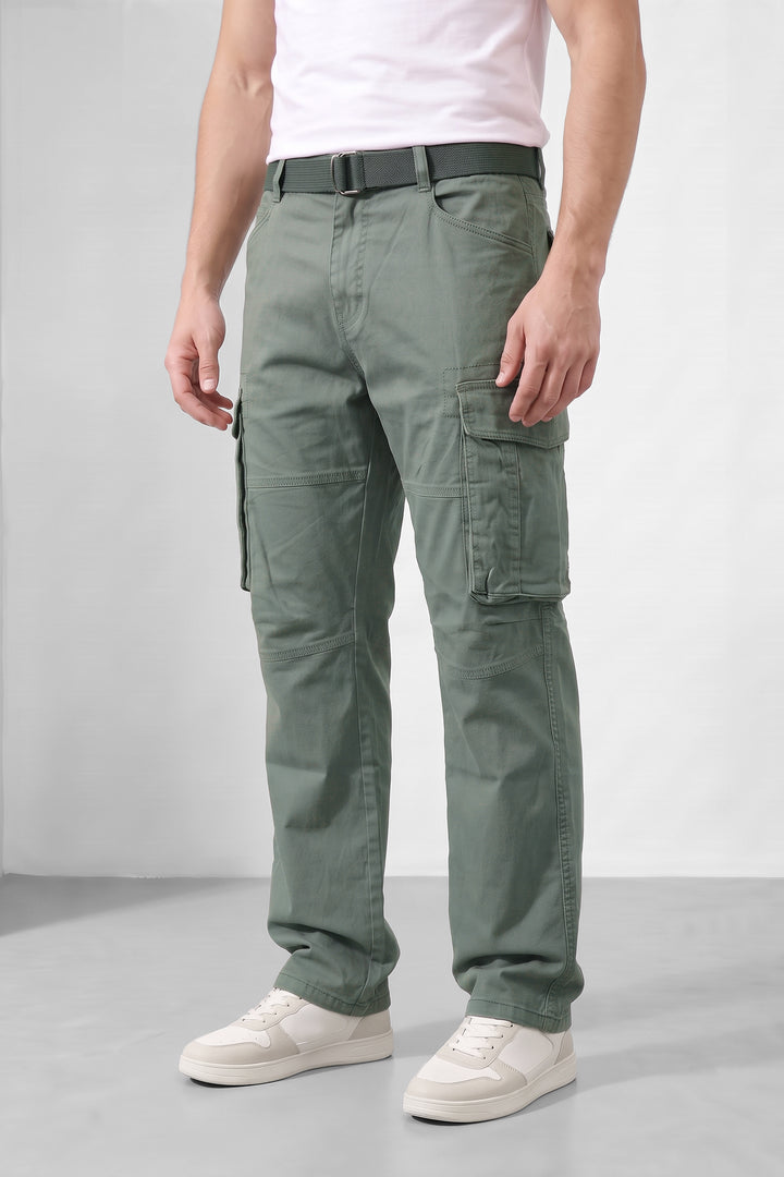 Pista Green Mens 6 Pocket Cargo Pants