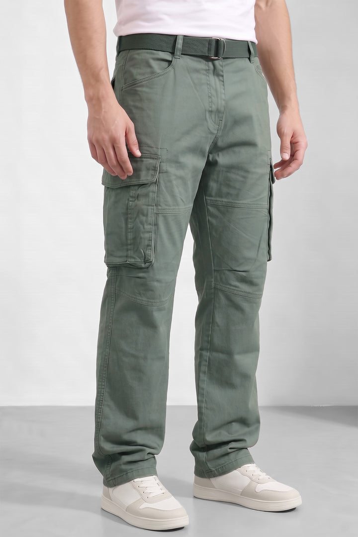 Pista Green Mens 6 Pocket Cargo Pants