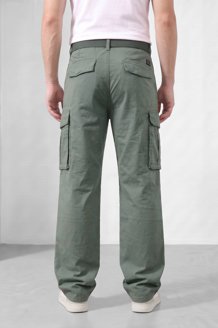 Pista Green Mens 6 Pocket Cargo Pants