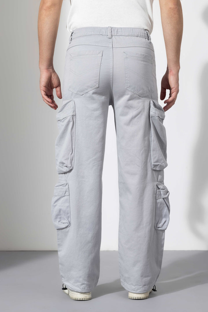 Light Grey Multi Pocket Cargo Pant
