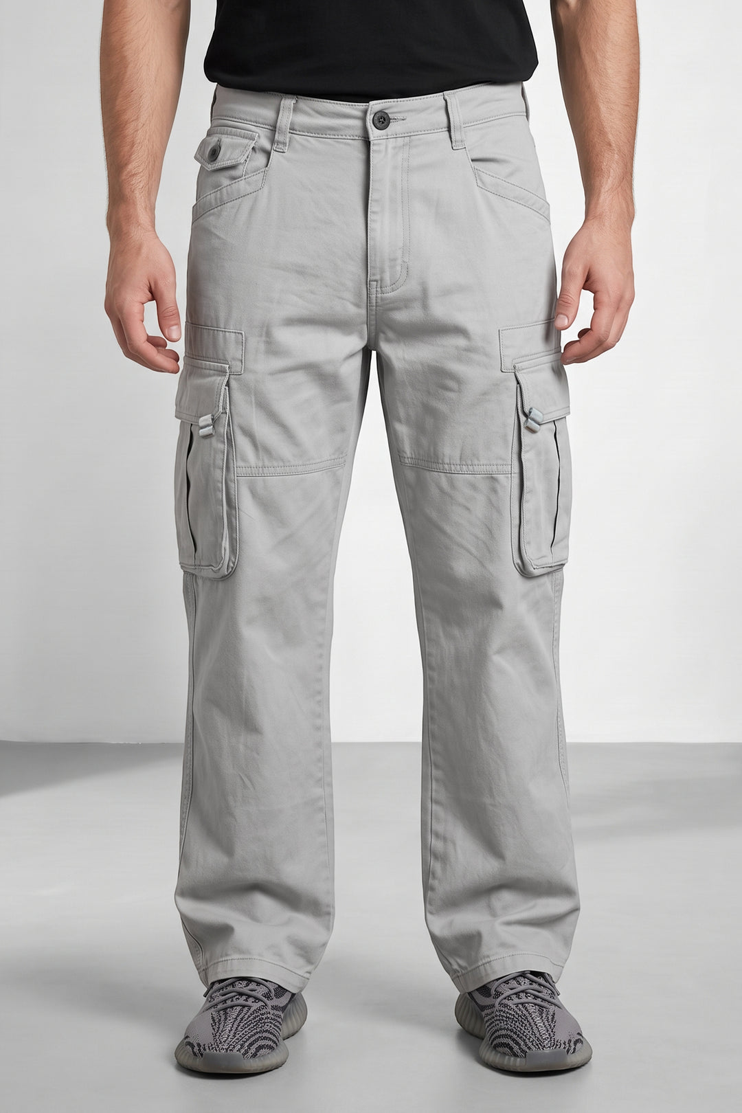 Light Green Mens 6 Pocket Cargo Pants