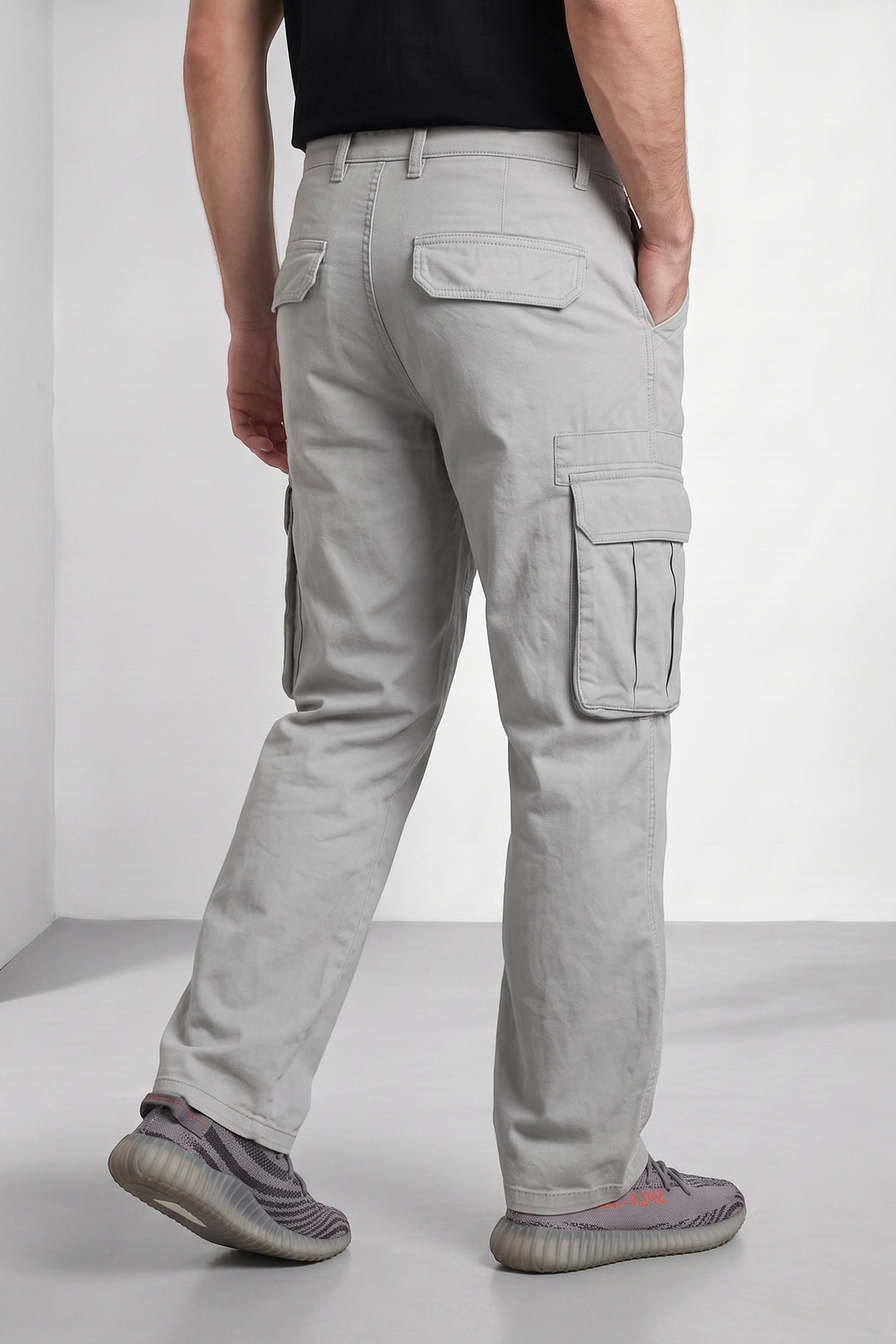 Light Green Mens 6 Pocket Cargo Pants
