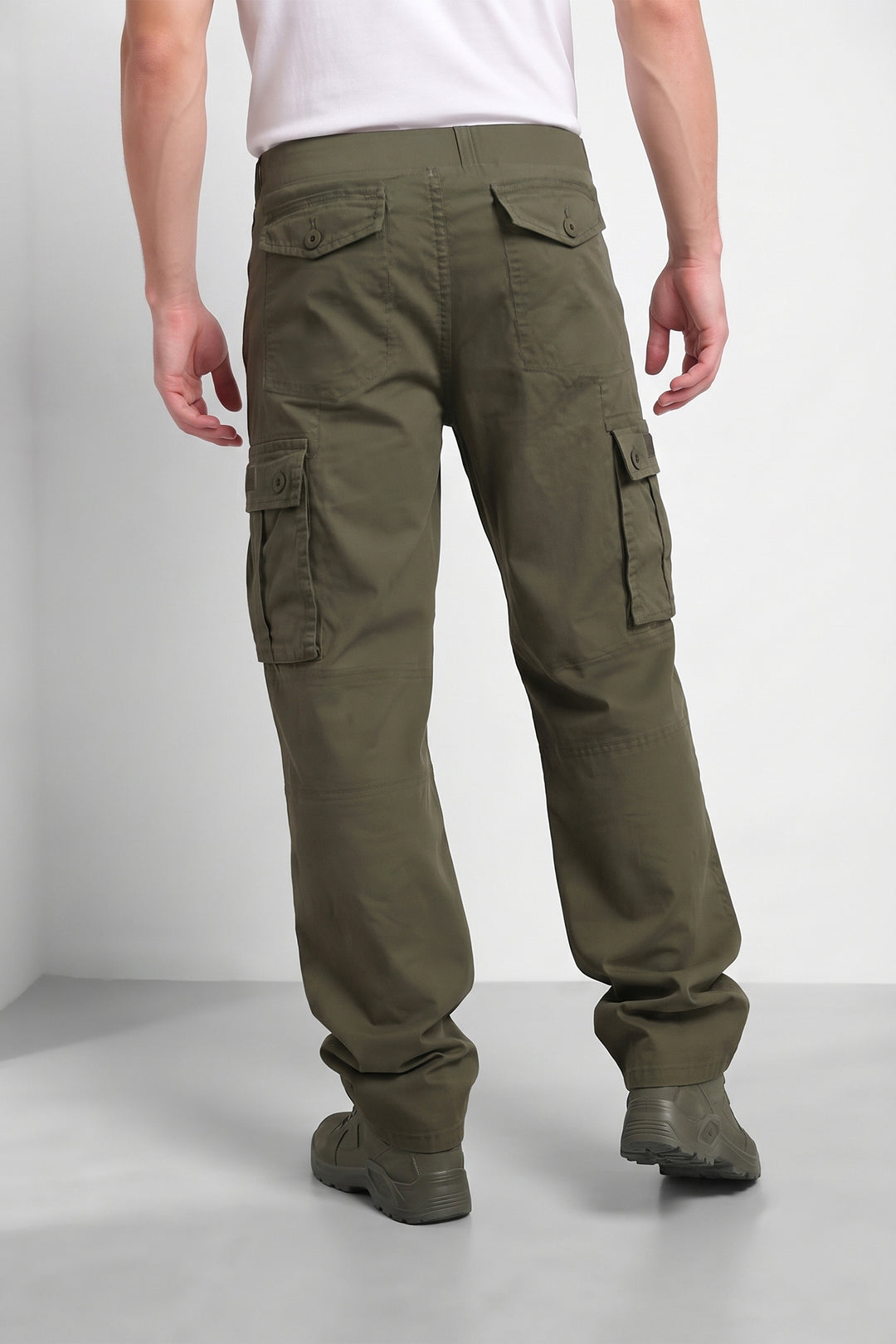 Olive Mens 6 Pocket Cargo Pants