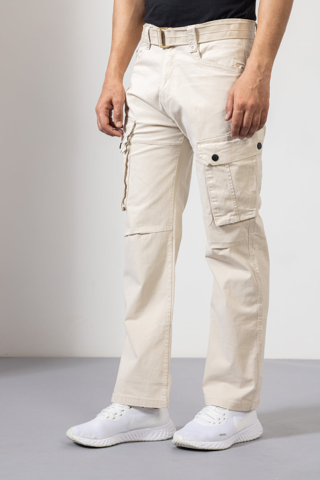 Off White Men Cotton Cargo Pant