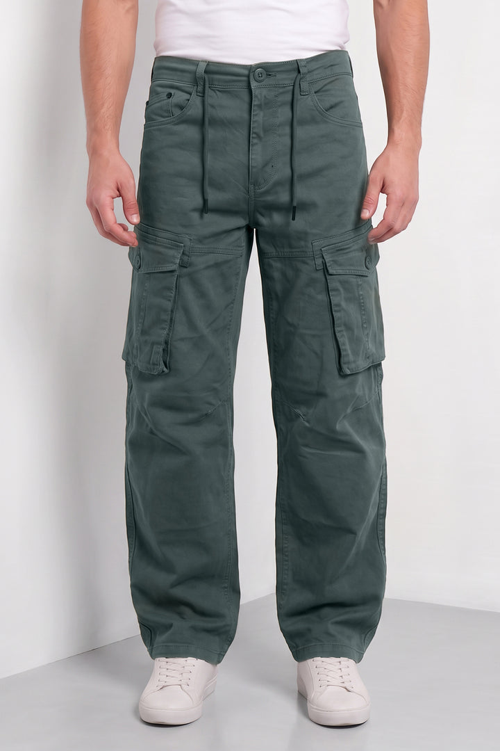 Olive Mens 6 Pocket Cargo Pants
