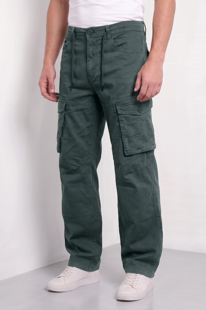 Olive Mens 6 Pocket Cargo Pants