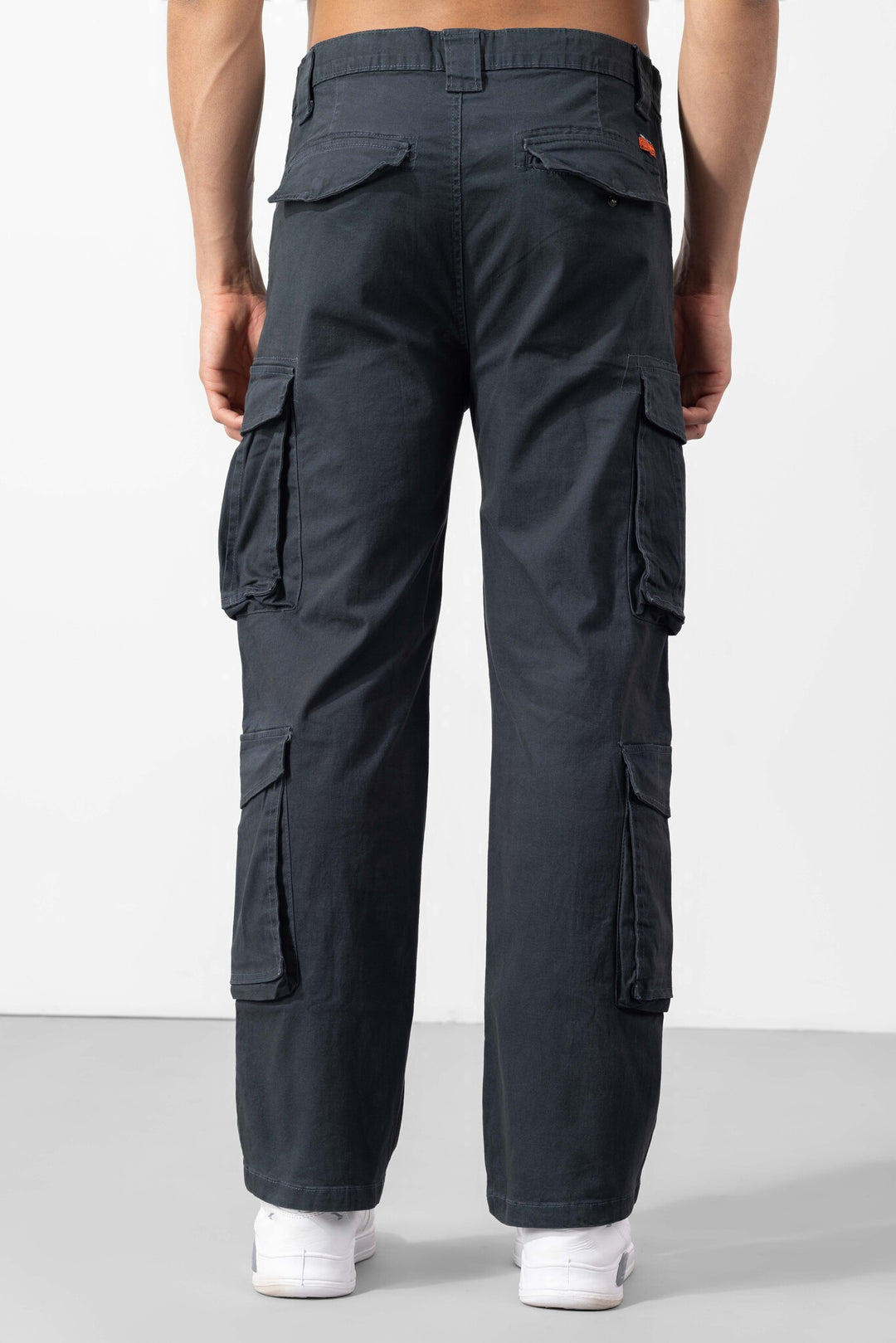 Dark Navy Multi Pocket Cargo Pants