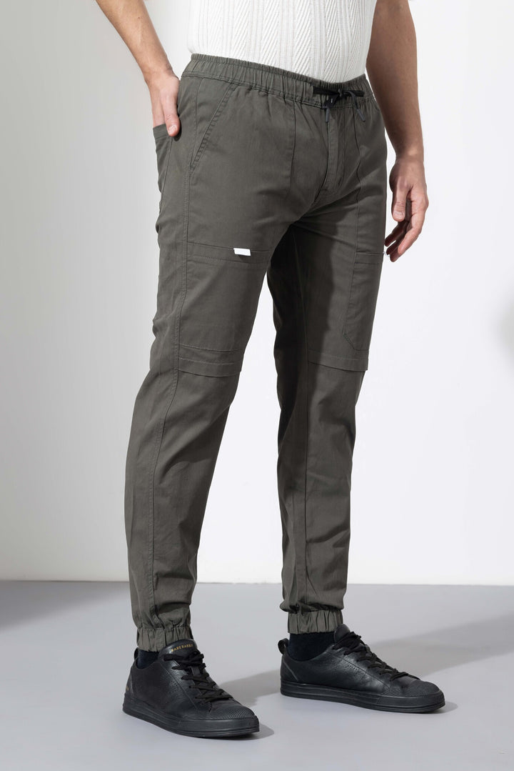 Grey Elasticated Joggers