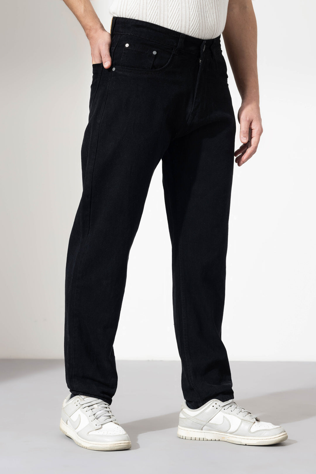 Black Balloon Fit Denim