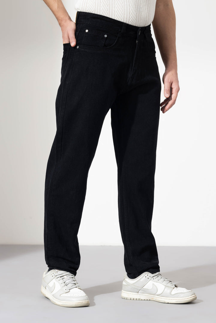 Black Balloon Fit Denim