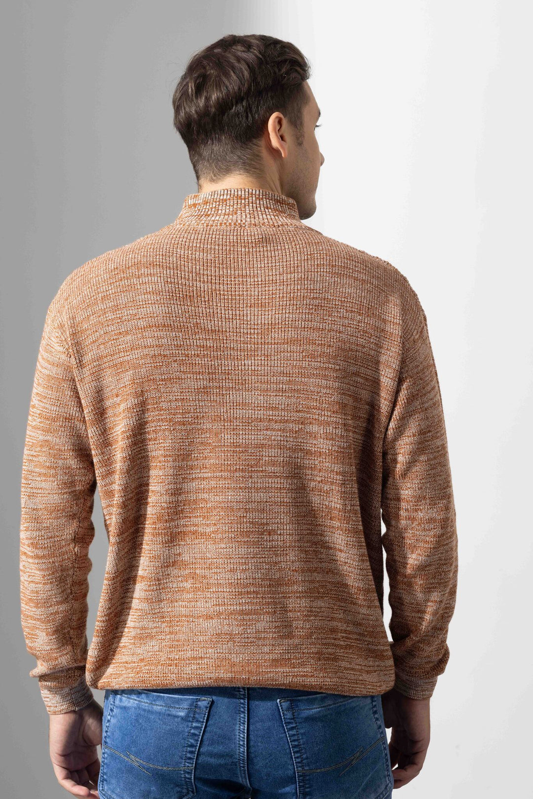 Light Pink Premium Flat Knit Polo T-Shirt