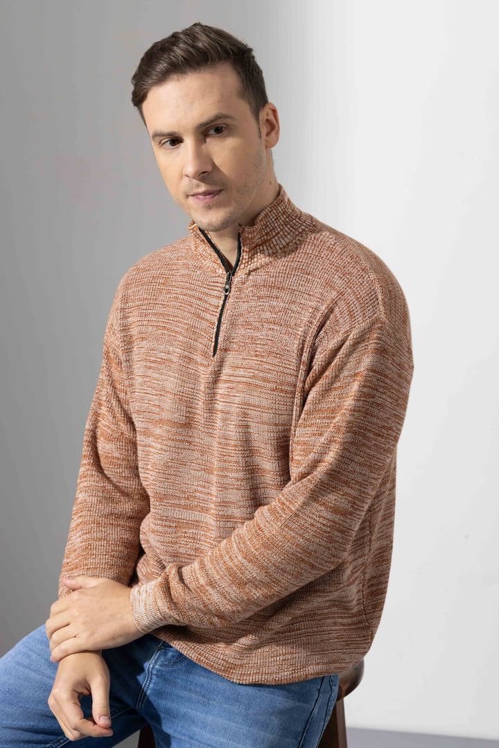 Light Pink Premium Flat Knit Polo T-Shirt