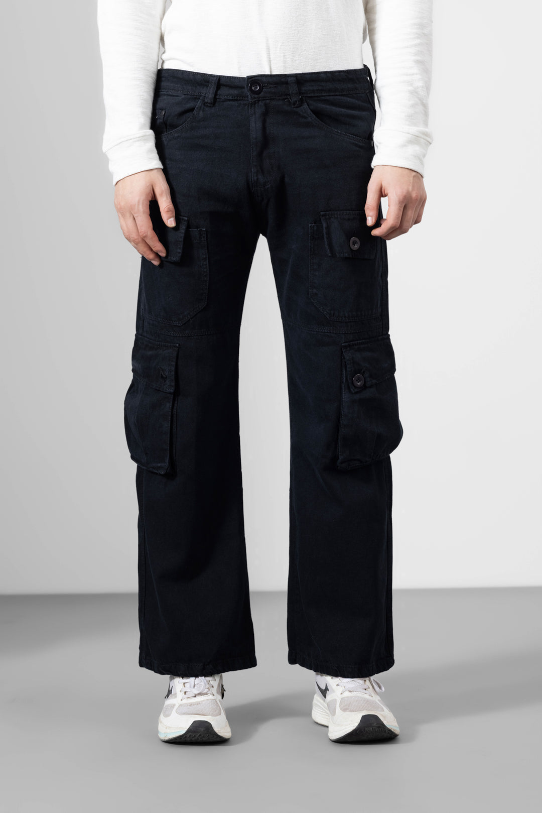 Black Mens Cargo Pants