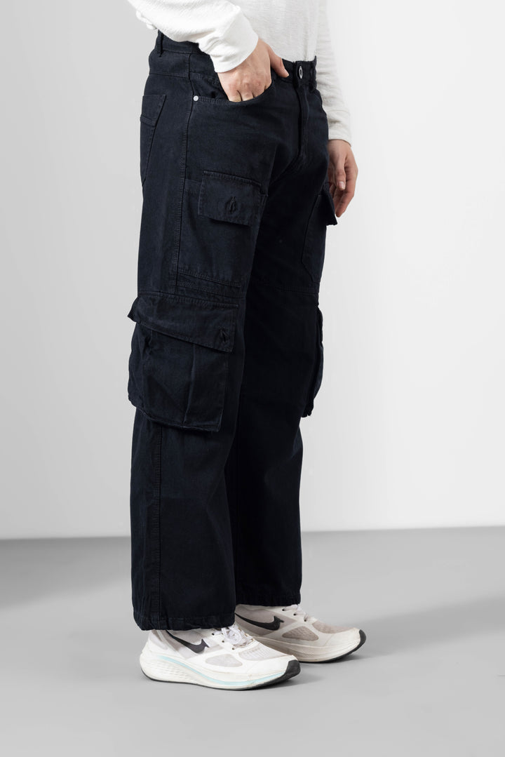 Black Mens Cargo Pants