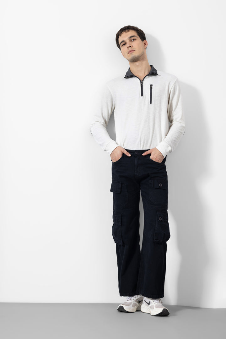 Black Mens Cargo Pants