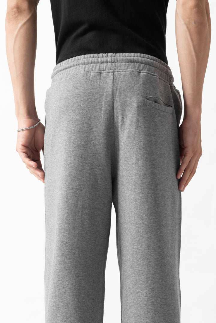 Grey Straight Fit Sweatpants