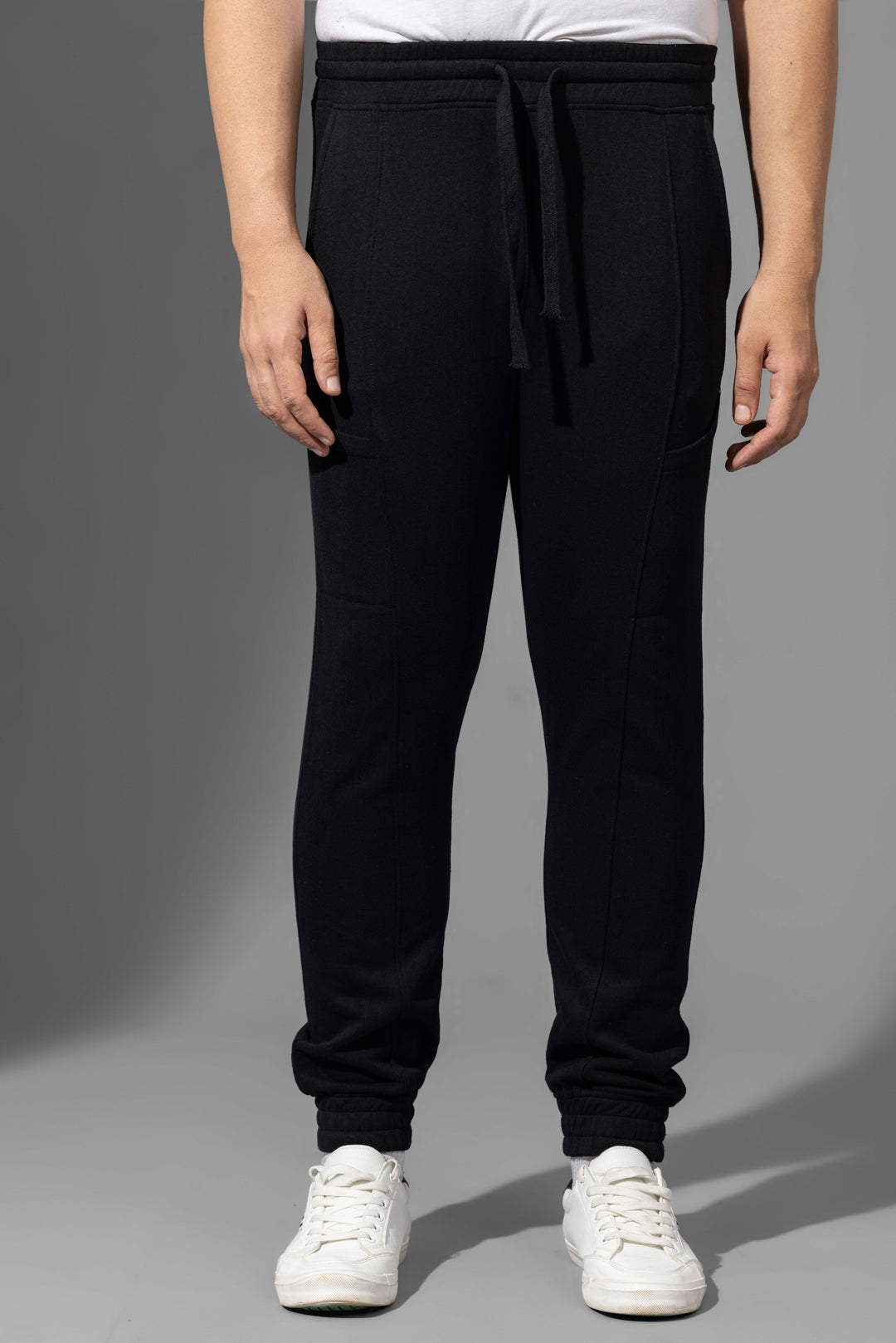 Men's Regular Fit  Fleece Jogger Regular Pants For Winterwear