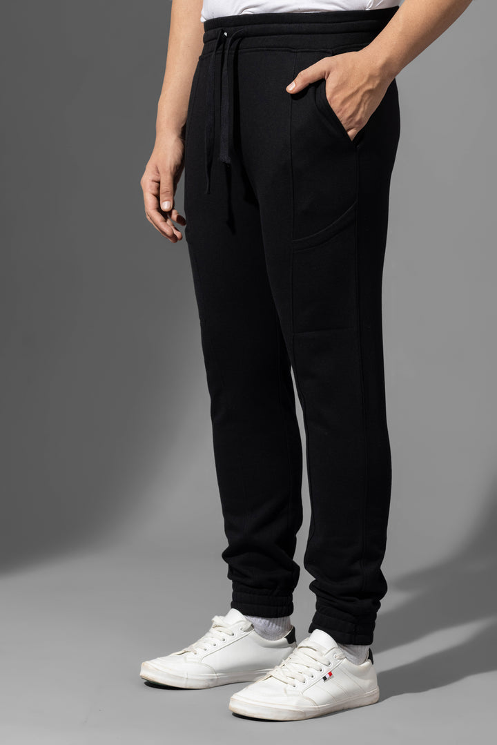 Men's Regular Fit  Fleece Jogger Regular Pants For Winterwear