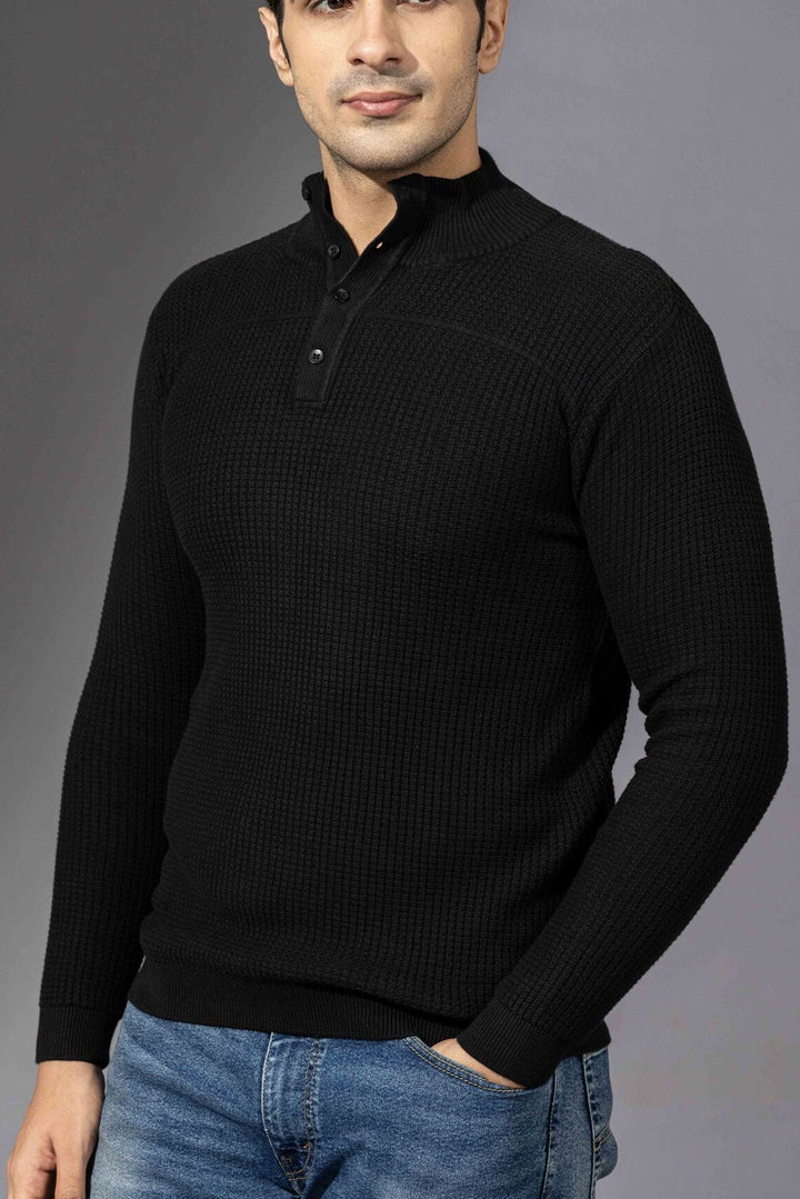 Black Full Sleeves Premium Pullover
