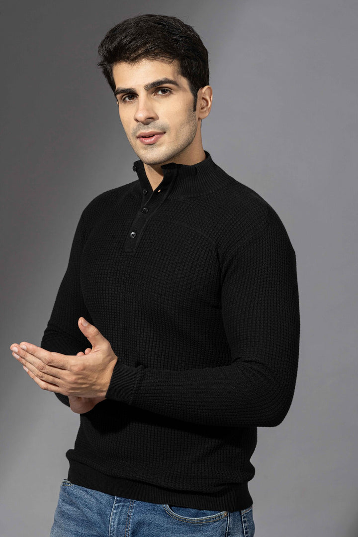 Black Full Sleeves Premium Pullover