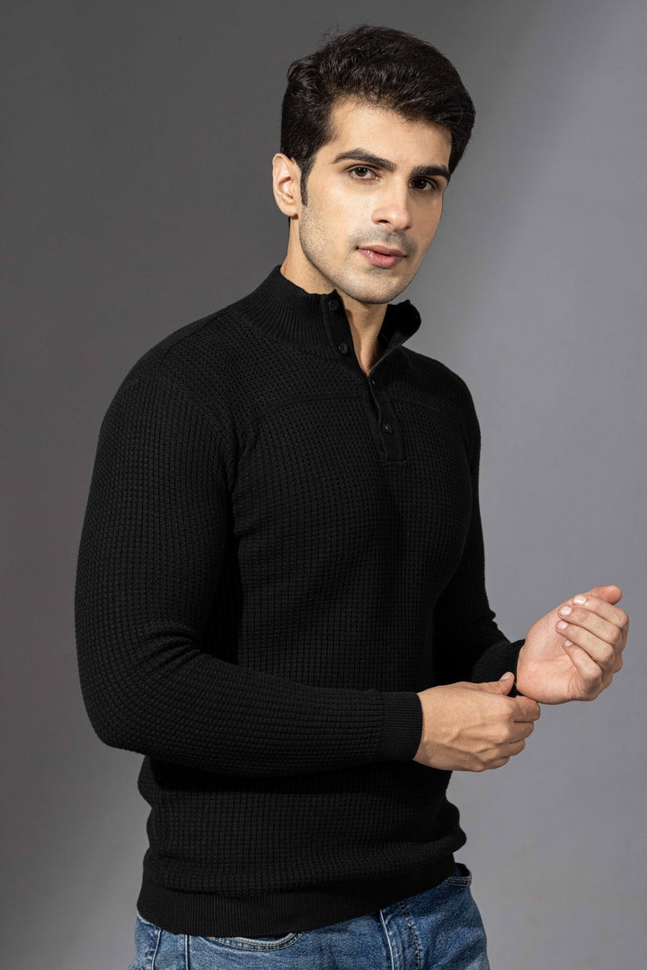 Black Full Sleeves Premium Pullover