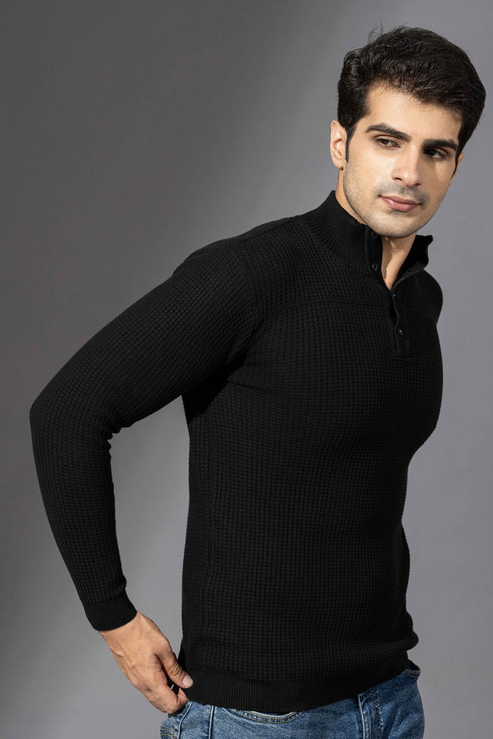 Black Full Sleeves Premium Pullover