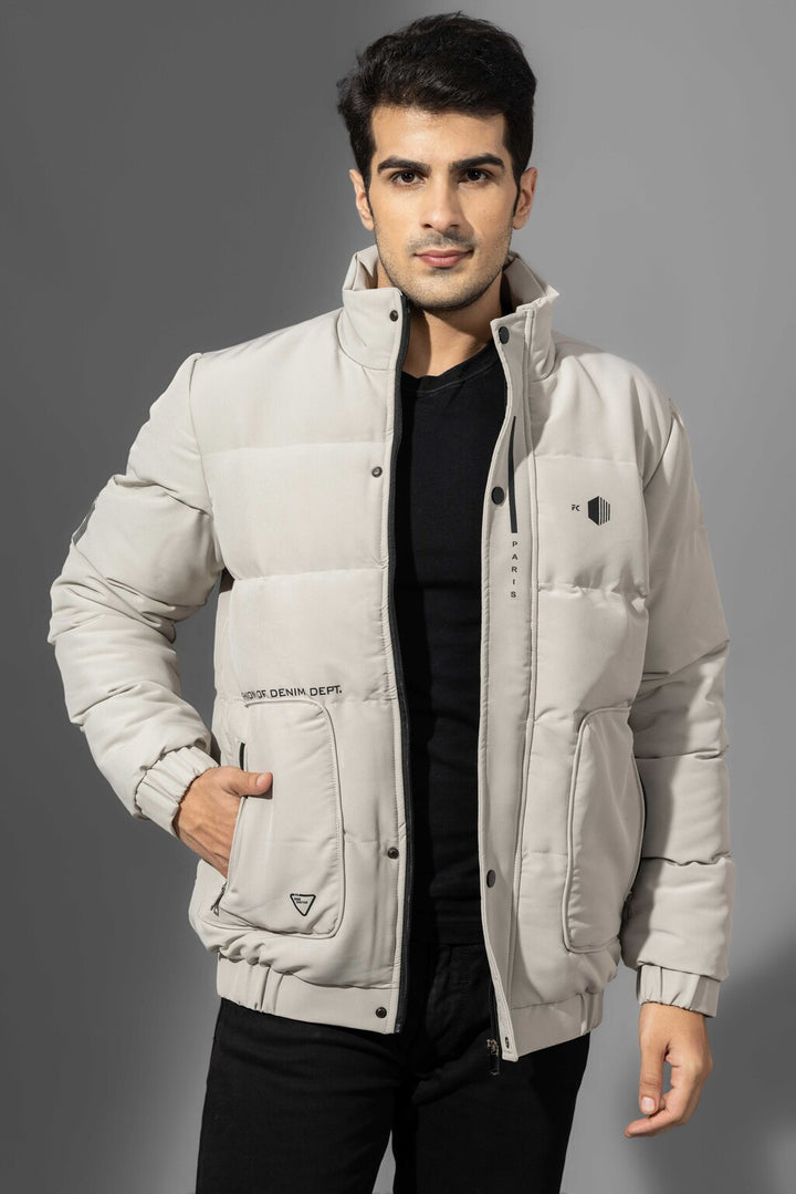 Cream Men Heavy Winter Jacket