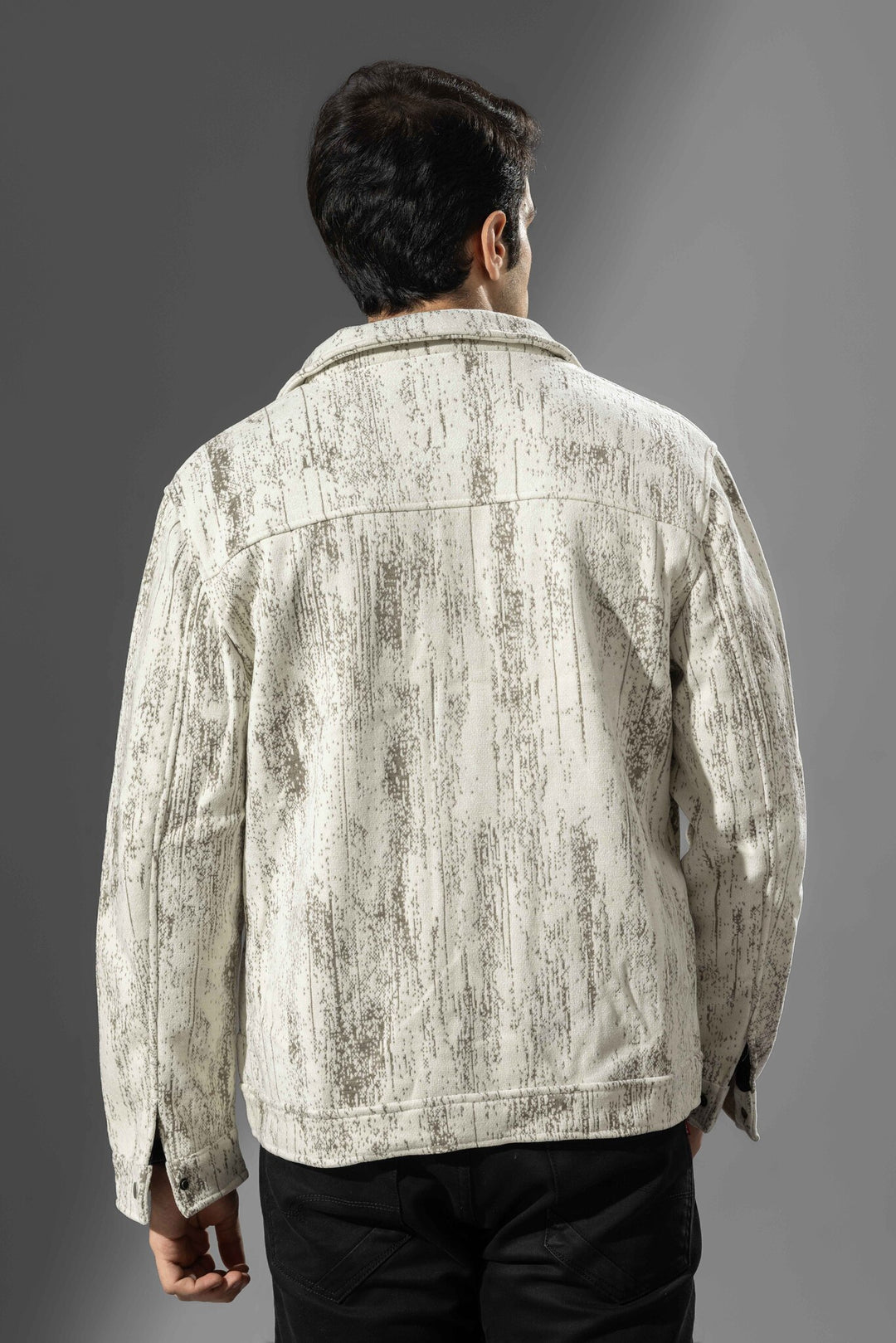 Cream Men Winter Overshirt