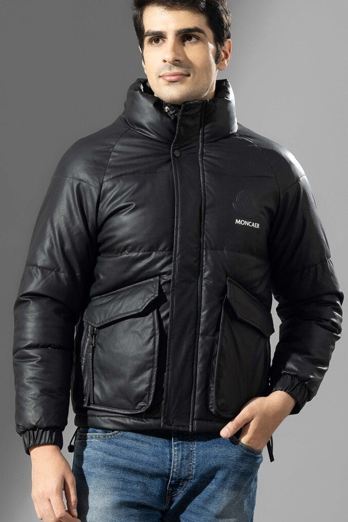 Black Men Heavy Winter Jacket
