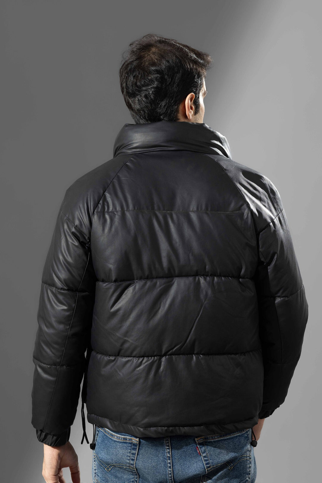 Black Men Heavy Winter Jacket