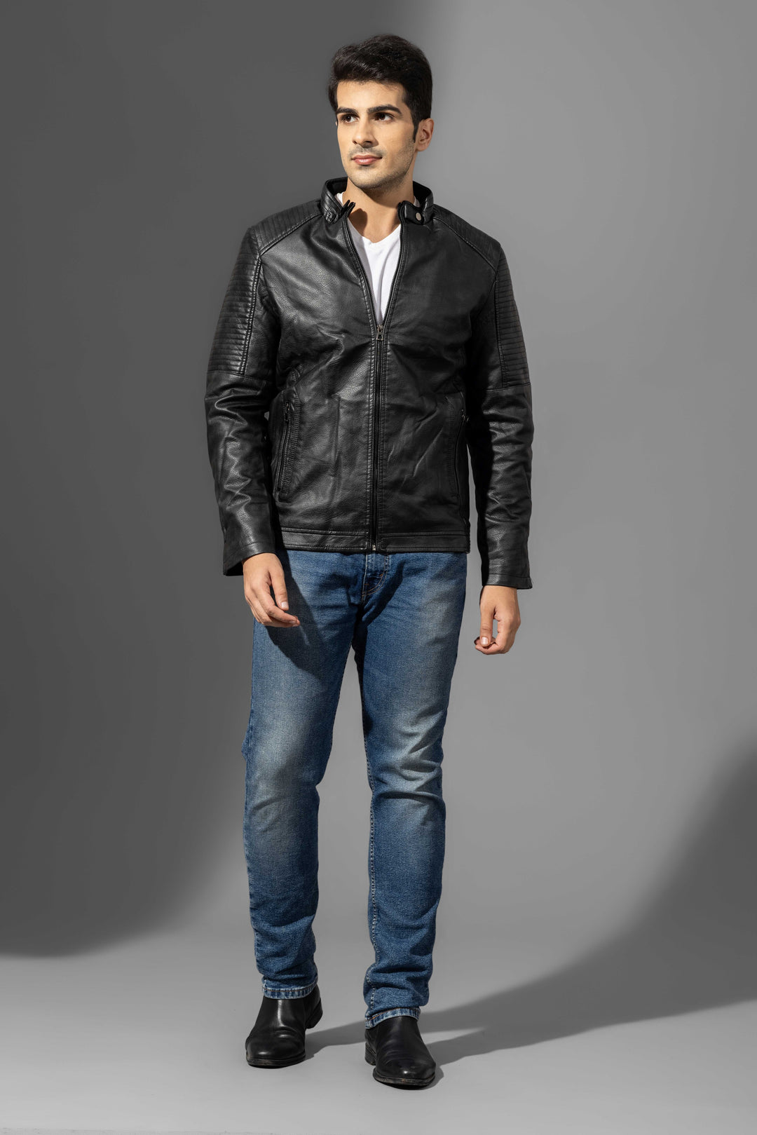 Black Leather Winter Jackets