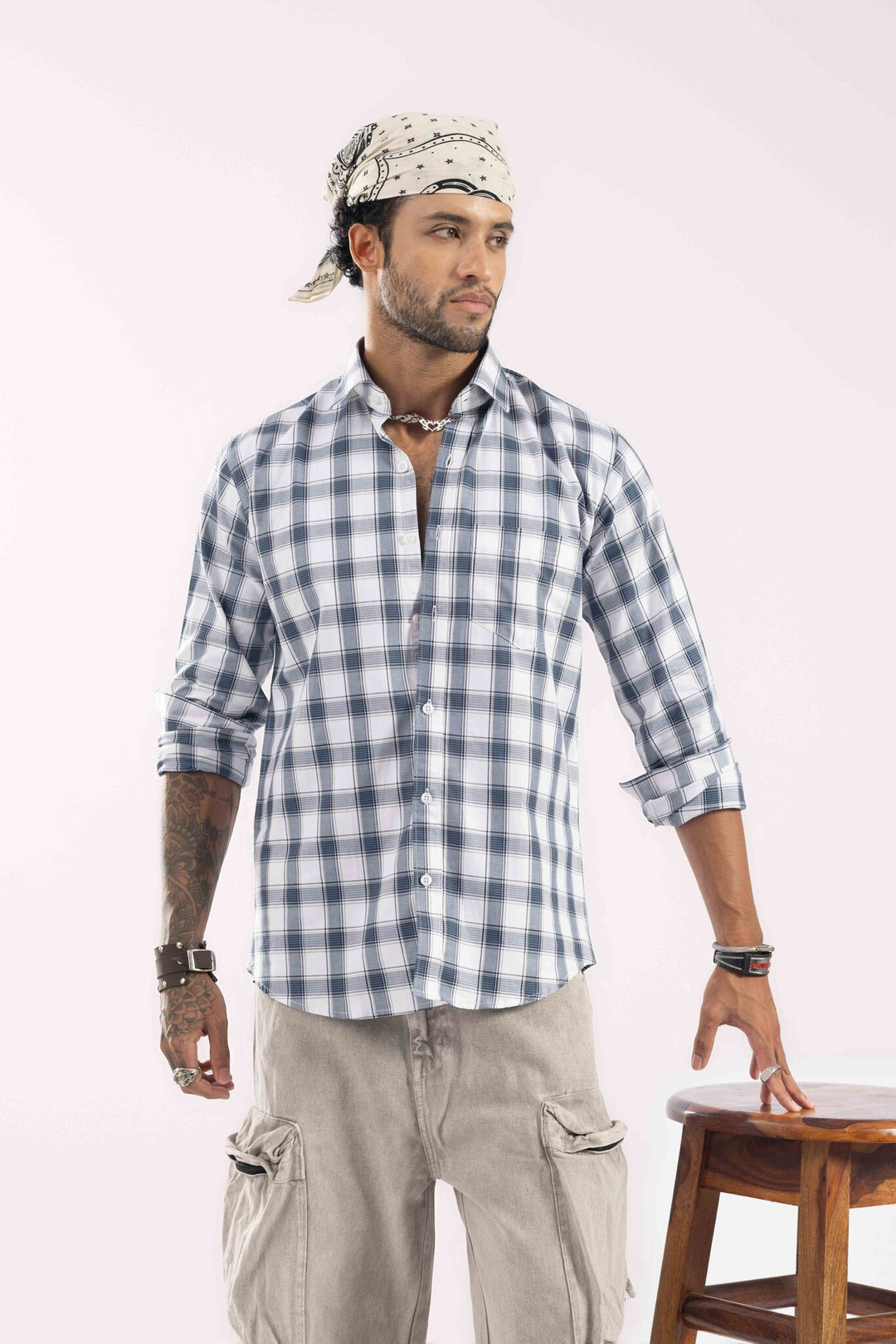 Premium Multi-Color Plaid Checked Casual Shirt