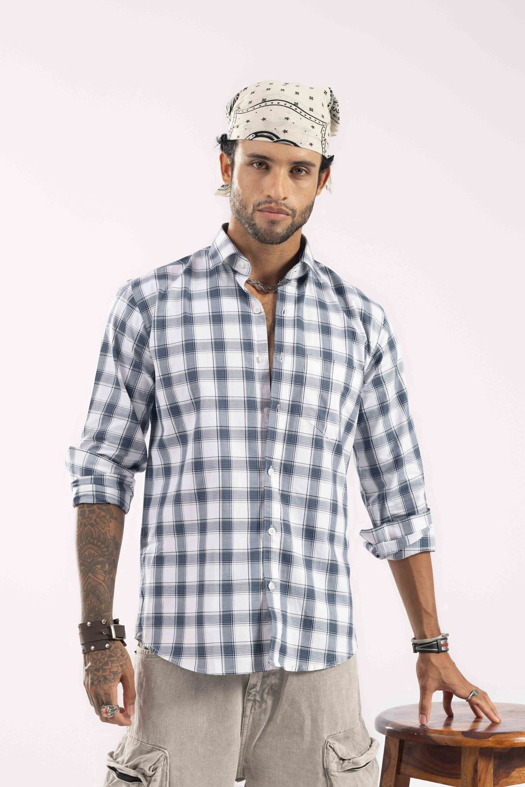 Premium Multi-Color Plaid Checked Casual Shirt