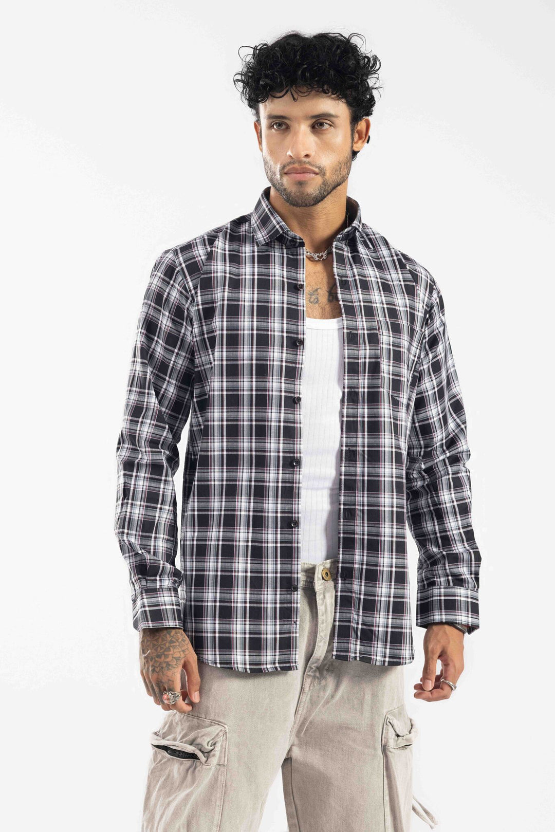 Premium Multi-Color Plaid Checked Casual Shirt