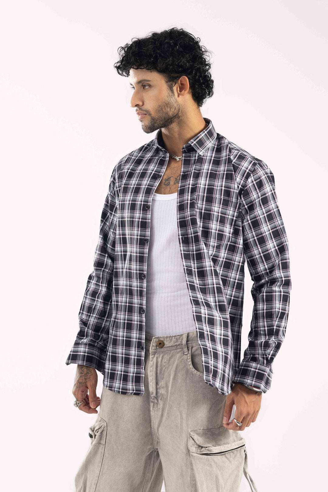 Premium Multi-Color Plaid Checked Casual Shirt