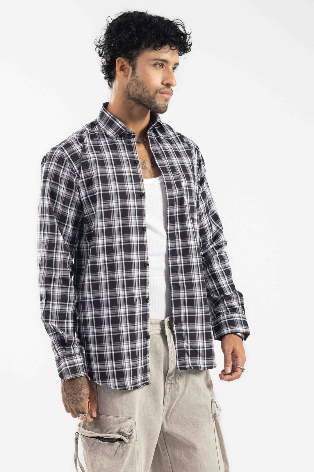 Premium Multi-Color Plaid Checked Casual Shirt