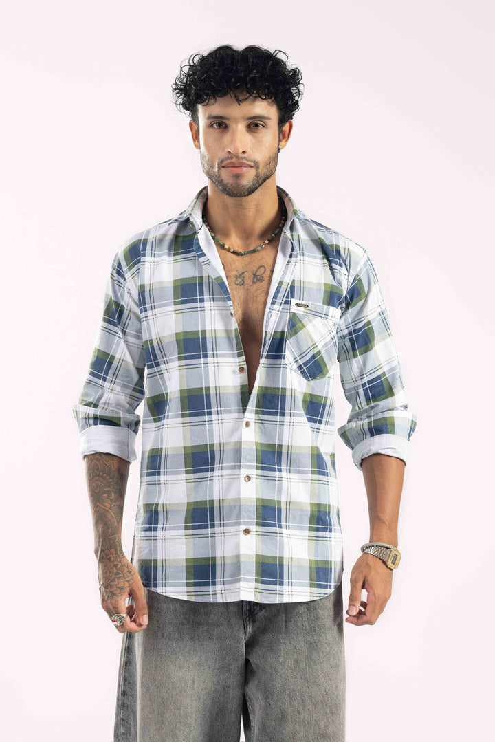 Premium Multi-Color Plaid Checked Casual Shirt