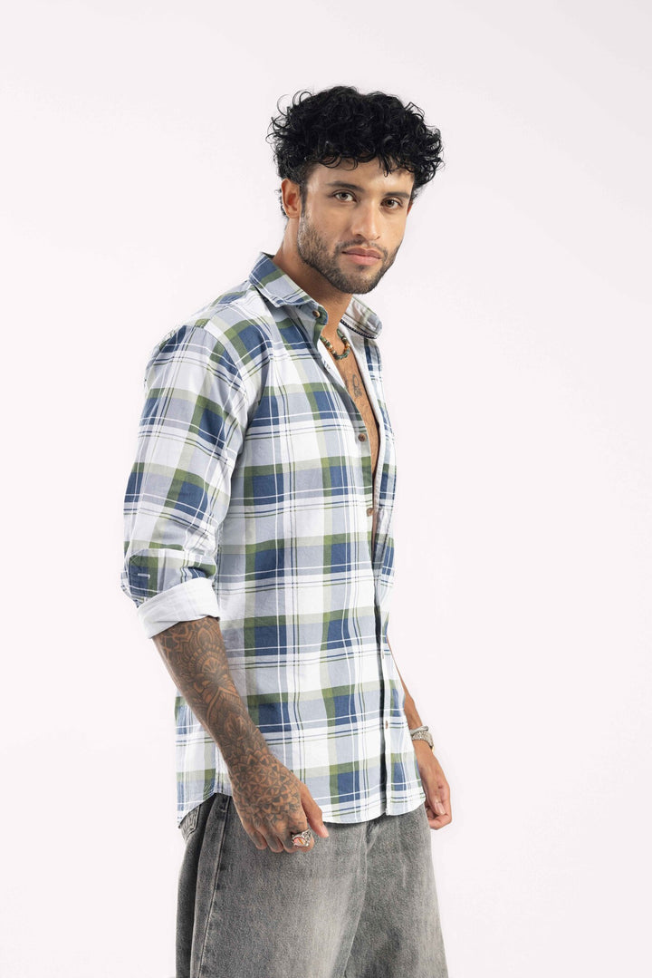 Premium Multi-Color Plaid Checked Casual Shirt